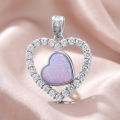 Heart of eternity pendant