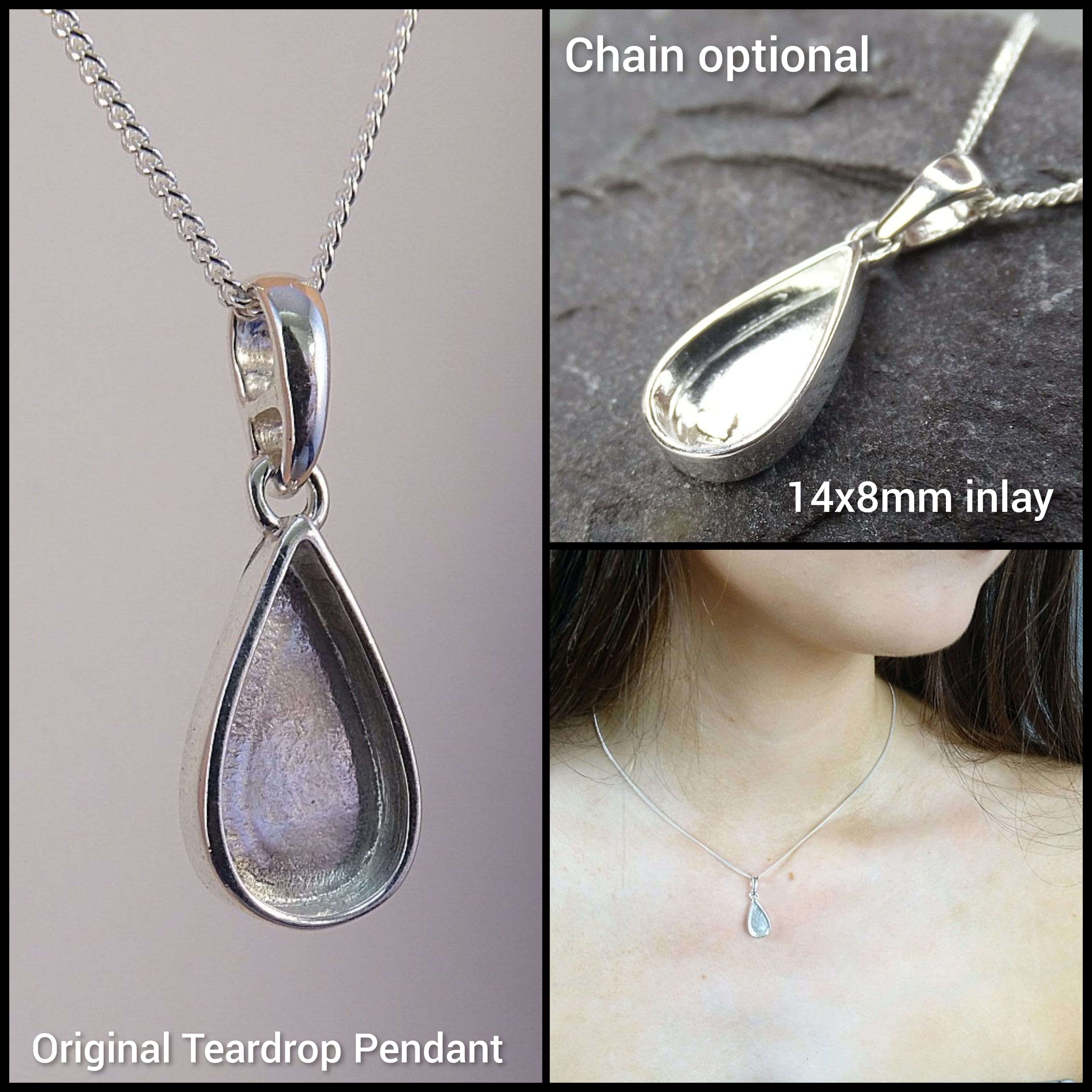 Original teardrop pendant