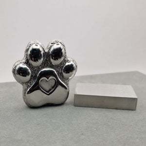 Pawprint memorial ornament
