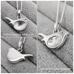 Robin keepsake pendant
