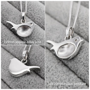 Robin keepsake pendant