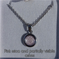 Circle button pendant